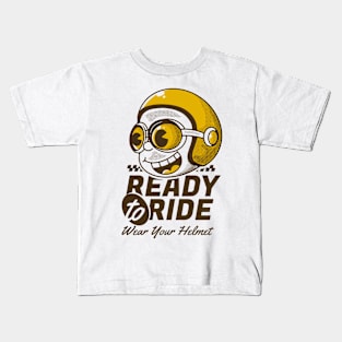 Ready to ride Kids T-Shirt